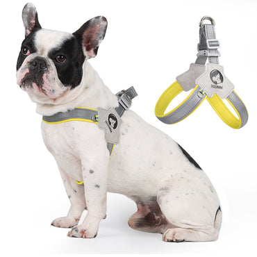 Saddle Style Dog Harness | Breathable Reflective No-Pull | 4 Colors S-XL