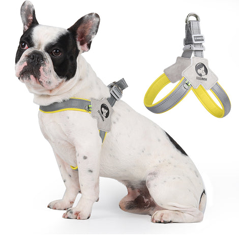 Saddle Style Dog Harness | Breathable Reflective No-Pull | 4 Colors S-XL