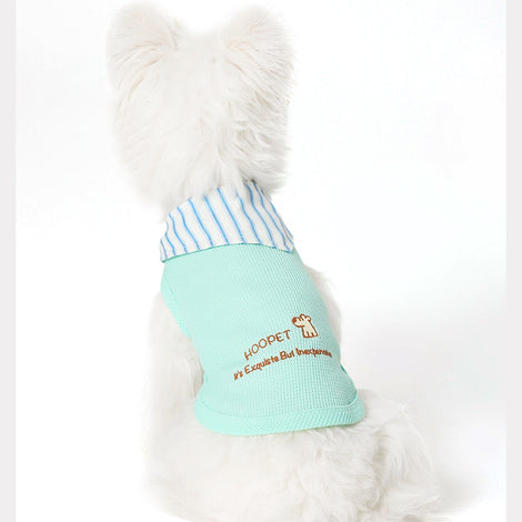 Pet Preppy Bow-Tie Vest | Spring Summer Breathable Dog & Cat Shirt for Small Breeds